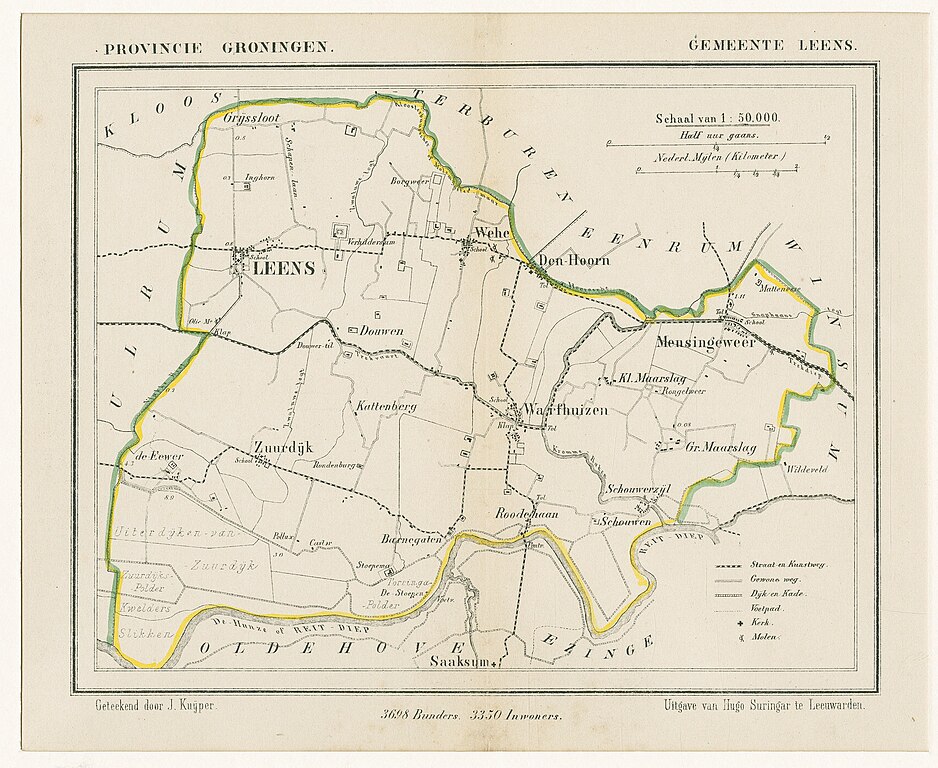 Leens, Gemeenteatlas van Nederland